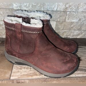 Merrell Encore 4 Bluff Zip Polar Waterproof Boots Snow Nubuck Red Women’s